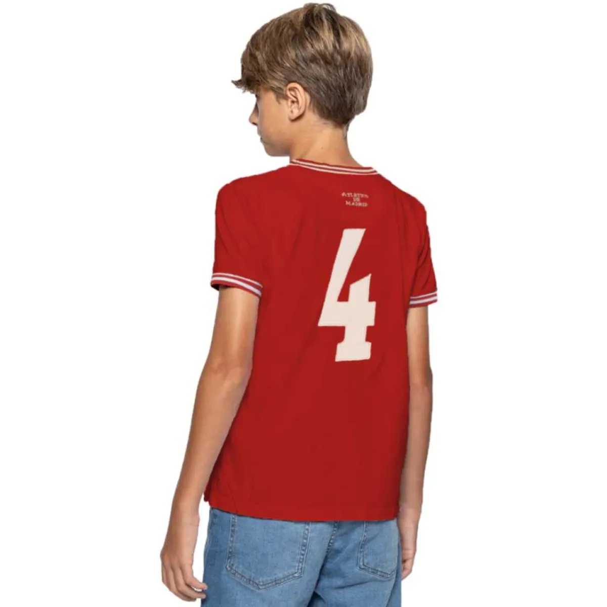 Best Atlético de Madrid CAMISETA RÉPLICA GLASGOW MANGA CORTA 1974 NIÑO